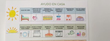 Tabla de rutinas para que los niños colaboren en las tareas del hogar sin protestar