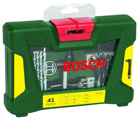 Por sólo 13,50 euros tenemos el maletín de 41 unidades para taladrar y atornillar Bosch V-Line en Amazon