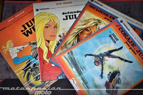 Especial cómics y motos: Julie Wood 