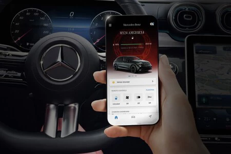 app móvil de Mercedes-Benz