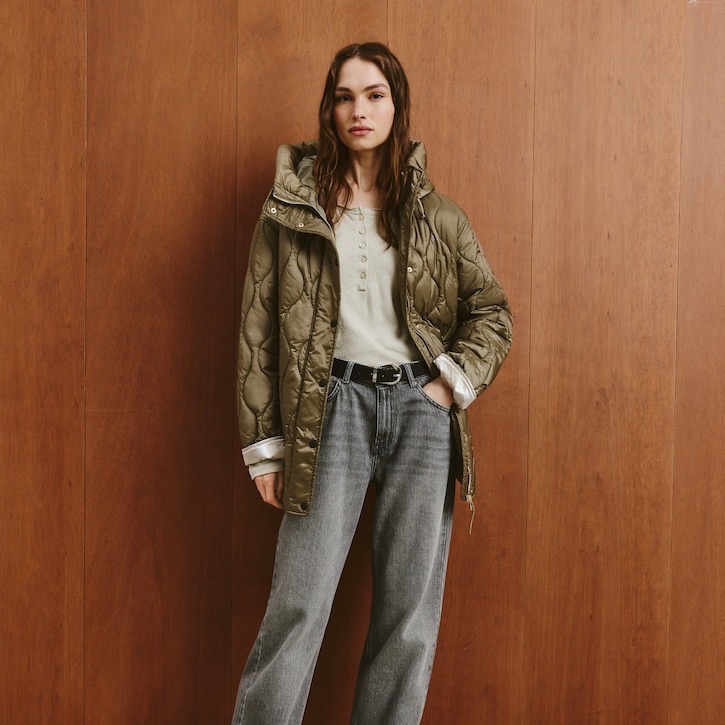 Abrigo efecto metalizado Southern Cotton