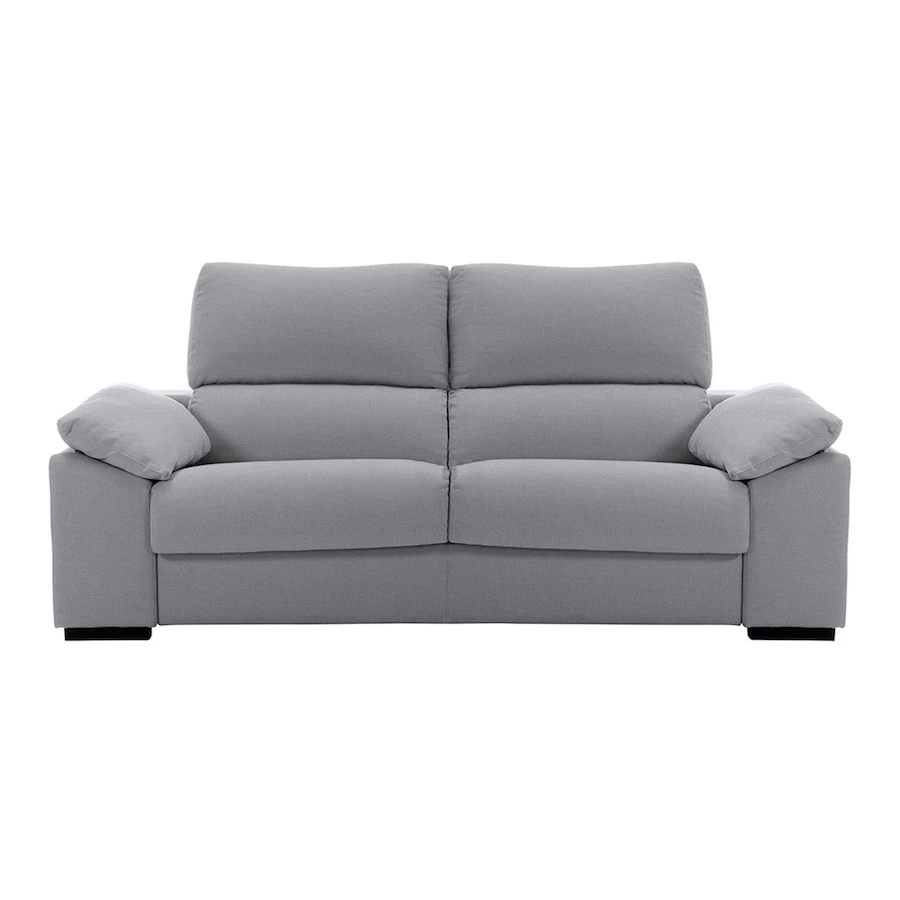 Sofá tapizado de 2 plazas con asientos deslizantes Frank