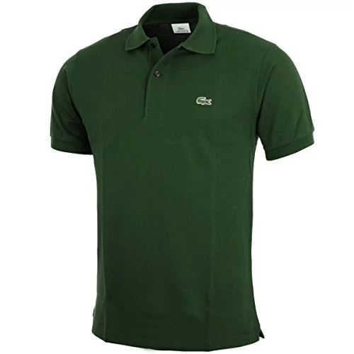 Lacoste L1212 Camisa Polo, Verde (Vert), L Hombre