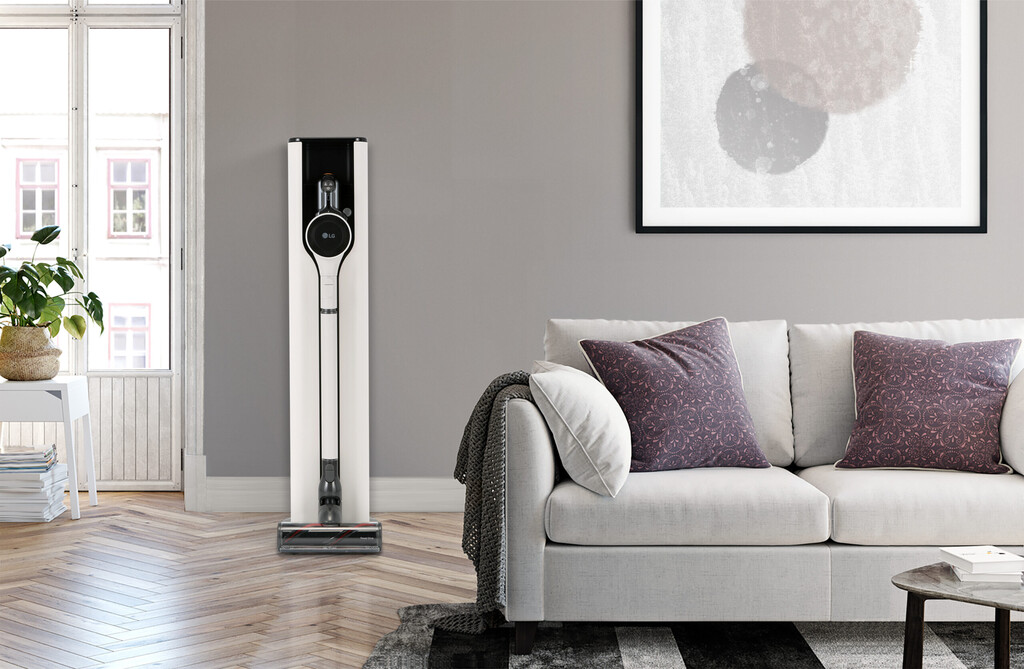 LG presenta la CordZeroThinQ A9 Kompressor+, su nueva aspiradora inalámbrica cuya base de carga vacía el polvo por ti