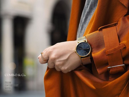 Del arte de regalar y de la belleza clásica de lo eterno: reloj Comb-o en "oro y grafito"