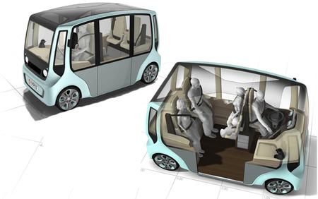 Rinspeed MicroMax Concept, camino de Ginebra