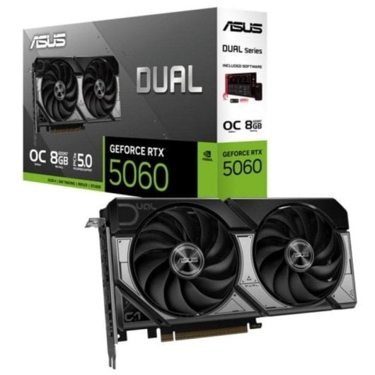 ASUS Dual GeForce RTX 5060 OC Edition 8GB GDDR7 Reflex 2 RTX AI DLSS4