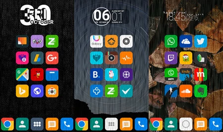 燃えるようなアイコンパック