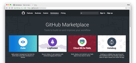 Las aplicaciones gratuitas llegan al Marketplace de GitHub