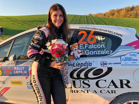 Emma Falcón hace historia al ser la primera española en proclamarse campeona de Europa de rallies