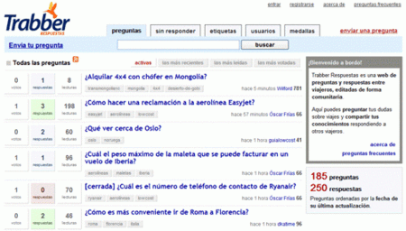 Trabber Respuestas, para resolver tus dudas viajeras