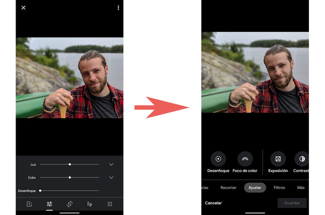 Google Fotos Nuevo Editor