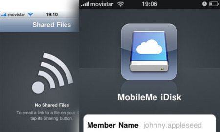 Un vistazo a la aplicación iDisk para el iPhone e iPod touch