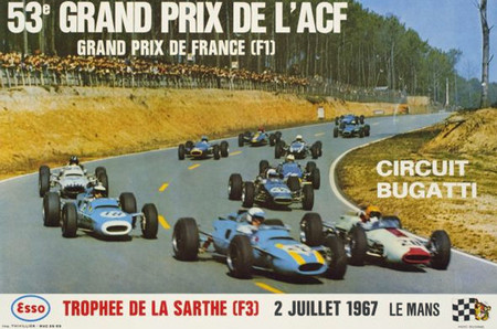 Gran Premio de Francia 1967: la Fórmula 1 visita Le Mans