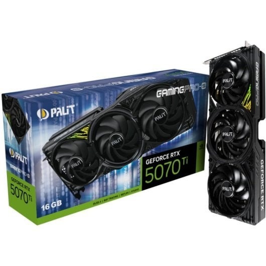 Tarjeta gráfica Palit GeForce RTX 5070 Ti GamingPro-S 16GB GDDR7 256bit PCIe 5.0