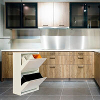 Pásate al reciclado y mantén tu cocina siempre limpia y ordenada gracias a este armario de reciclaje de metal rebajado en Leroy Merlin