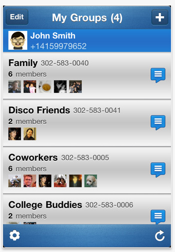 Disco Messenger, una aplicación de Slide Inc que pertenece a Google