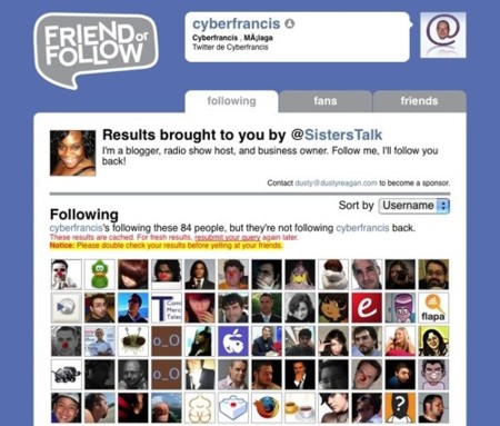 Friend or follow, descubre tu red social en Twitter