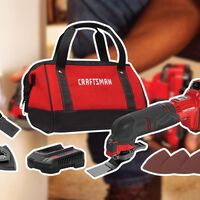 Amazon remata este kit de multiherramienta oscilante inalámbrica CRAFTSMAN con casi 50% de descuento: para cortar, lijar y pulir