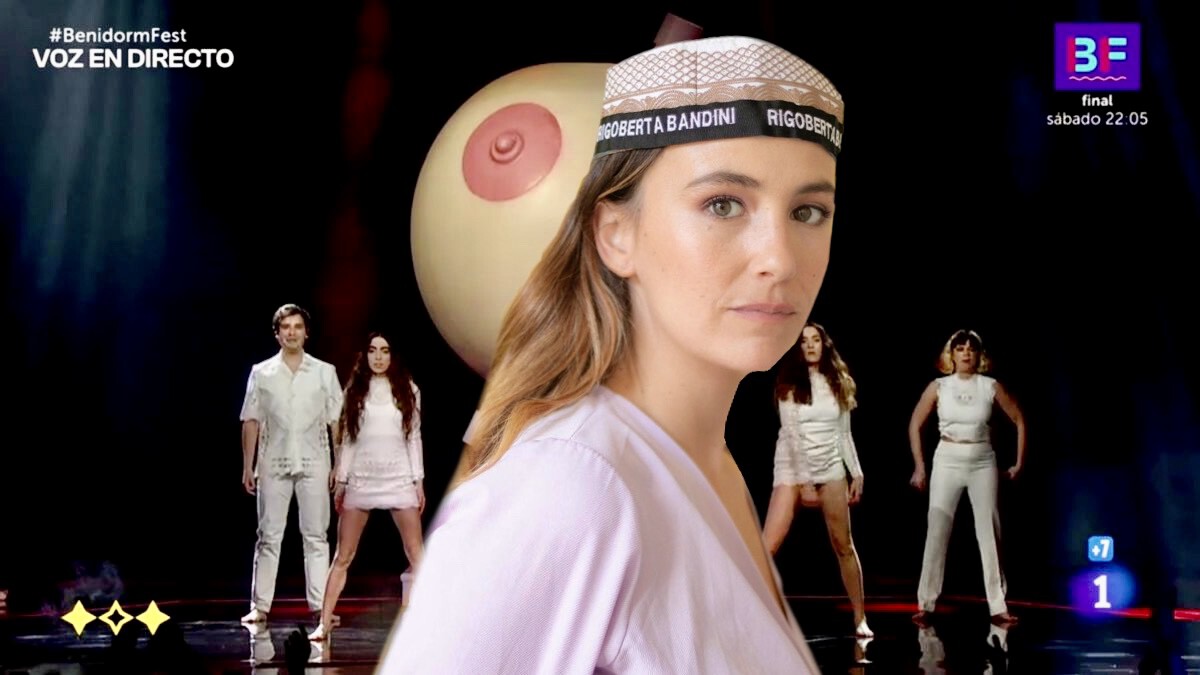 Rigoberta Bandini enseña un pecho en el Benidorm Fest y se proclama como favorita para Rigoberta Bandini enseña un pecho en el Benidorm Fest y se proclama como favorita para