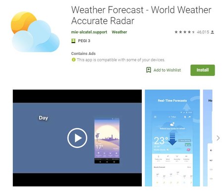 Weather Forecast en Google® Play