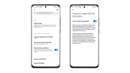 Copia Seguridad Xiaomi