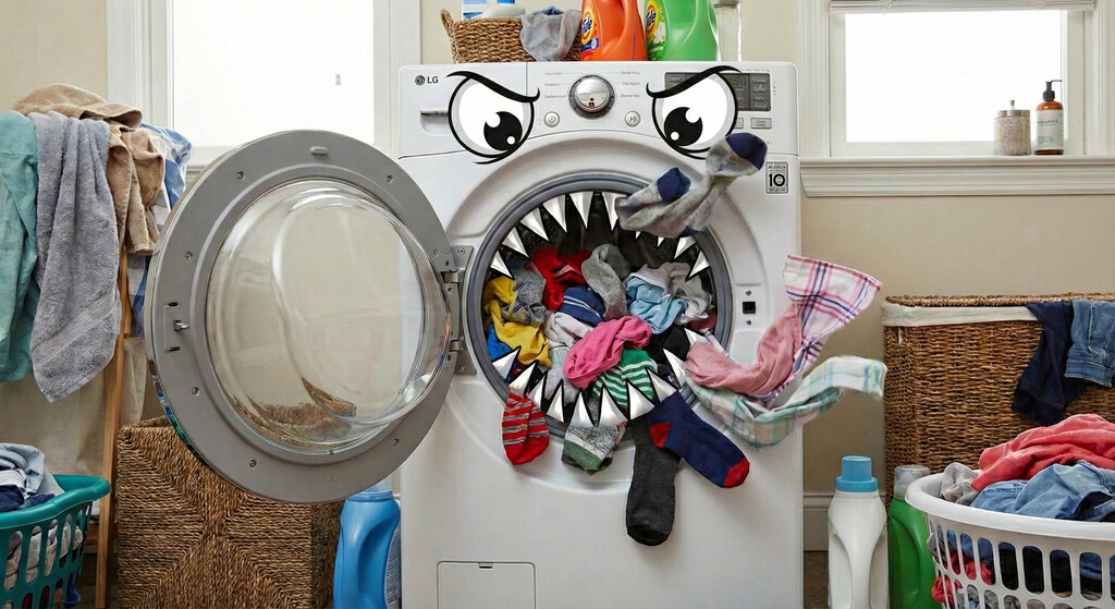 Mi lavadora se ha convertido en un agujero negro: he descubierto dónde terminan los calcetines perdidos 