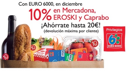 Descuento del 10% al pagar con Euro 6000 en diciembre