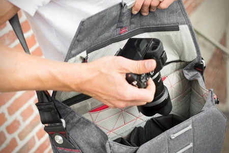Mochila para cámara Messenger, un diseño diferente que te hará ver único