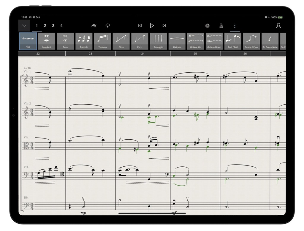 StaffPad, la app de notación musical, llega a iPadOS
