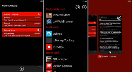 Filtradas capturas de Windows Phone 8.1: centro de notificaciones, cambios en la lista de aplicaciones y más