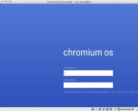 virtualbox chromeos login