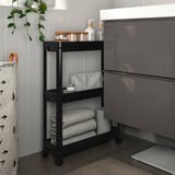 Vesken Carrito Negro Ikea