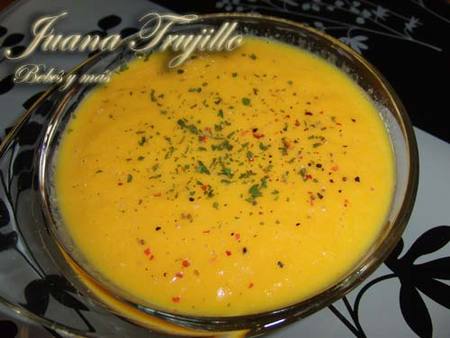 Crema de zanahorias. Receta para embarazadas