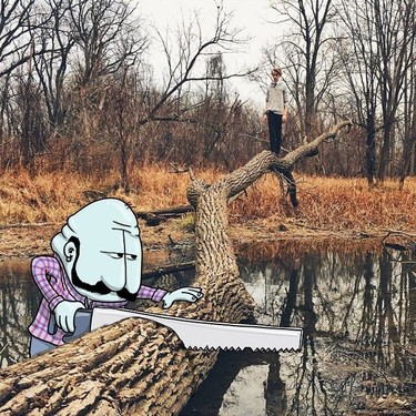 Lucas Levitan le busca las cosquillas a tus fotos de Instagram con sus ingeniosas ilustraciones