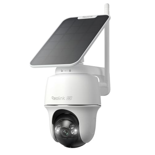 Reolink 4K 360° PT Camara Vigilancia WiFi Exterior Solar, Auto-Seguimiento