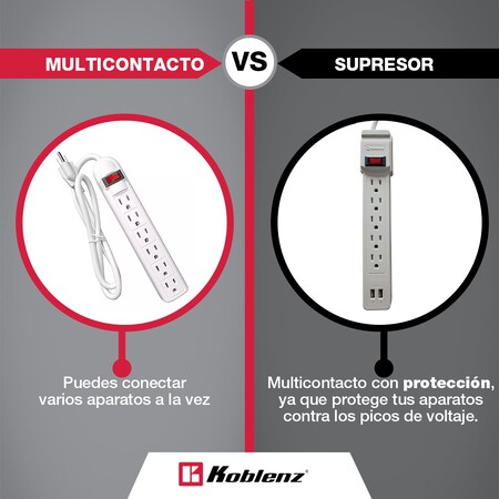 Supresor De Picos Y Multicontacto