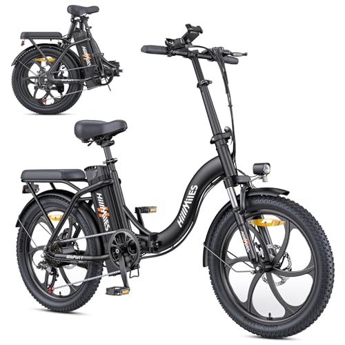 MilePort1 Bici Eléctrica Plegable para Adultos, 20“*3.0” Fat Tyre E-Bikes