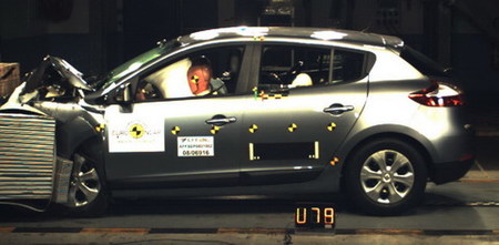 Renault Mégane III, el primer 10 en EuroNCAP