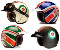 Heritage Helmets, casco retro luciendo el logo de Lambretta