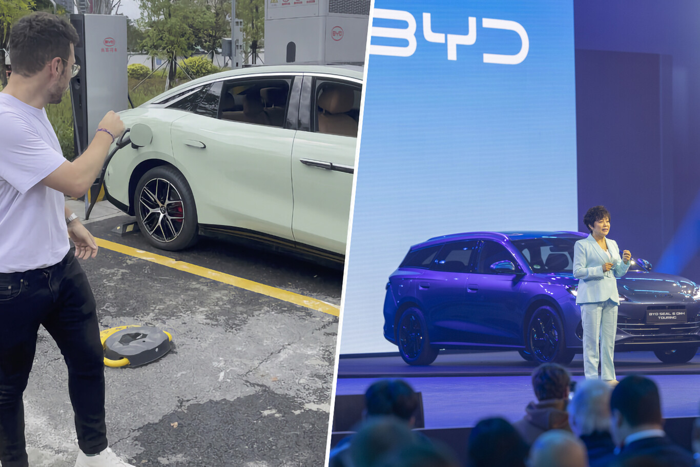 She explodes with energy a radiant power