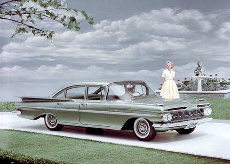 Choque generacional: Chevrolet Bel Air versus Malibu