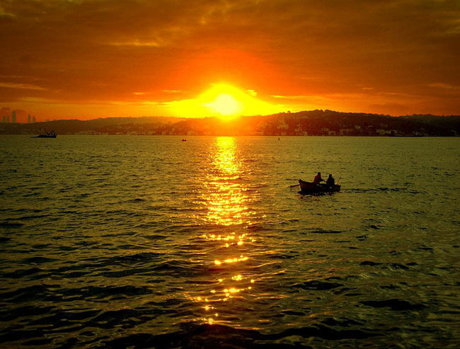 sol de la tarde