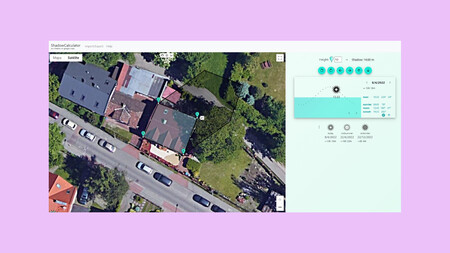 Este mapa te permite conocer la sombra que da cualquier edificio sobre tu casa: ideal para instalar placas solares