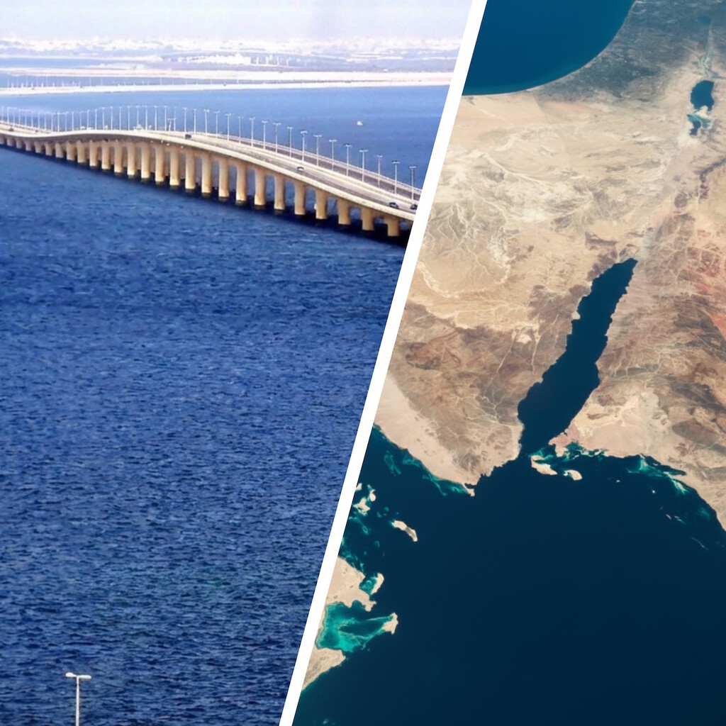 El puente imposible de Arabia Saudí para unir África y Asia: una megaestructura de 32 kilómetros sobre el Mar Rojo 