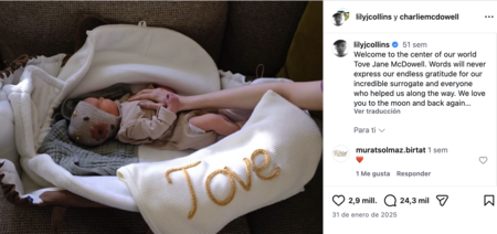 Tove hija Lilly Collins