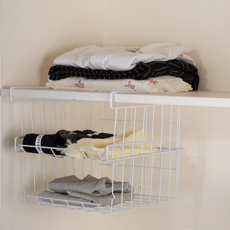 Lonian Apilable Cesta Colgante 2 Cestas