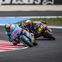 ¡De infarto! Máximo Quiles evita la primera victoria del argentino Valentín Perrone en Moto3 por 18 milésimas 