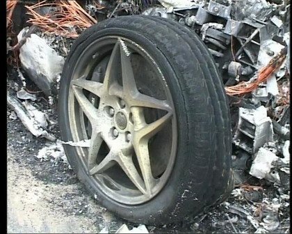 Ferrari 599 Ardiendo