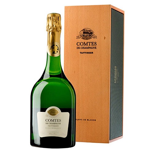 Estuche Comtes de Champagne brut Blanc de Blancs Taittinger.